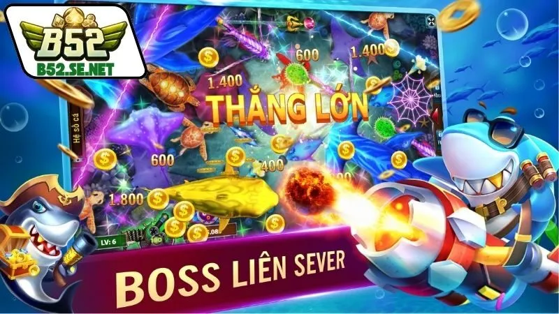 Bắn cá B52 - Trải nghiệm hành trình săn cá kịch tính 6 ban-ca-b52