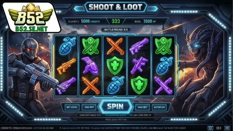 Call of War B52 – Slot chiến tranh đỉnh cao, thưởng khủng 3 Tính năng nổi bật trong Call of War B52