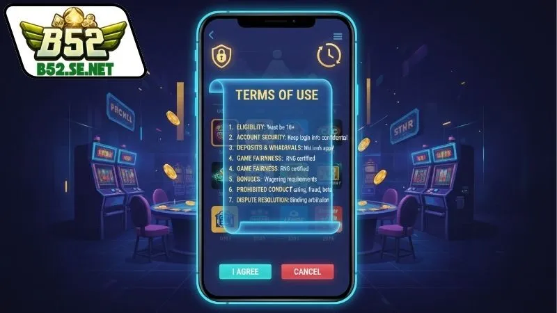 Các quy định về tài khoản và bảo mật