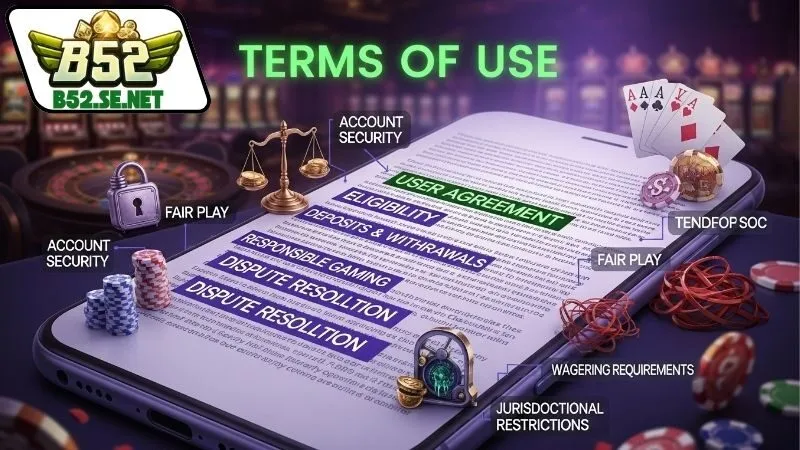 Các quy định về giao dịch tài chính tại B52