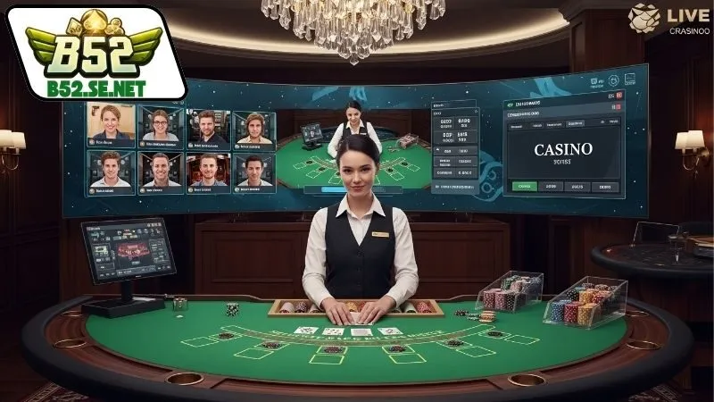 Các trò chơi nổi bật trong Live Casino B52