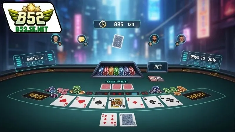 Chiến thuật chơi Poker Omaha B52 hiệu quả