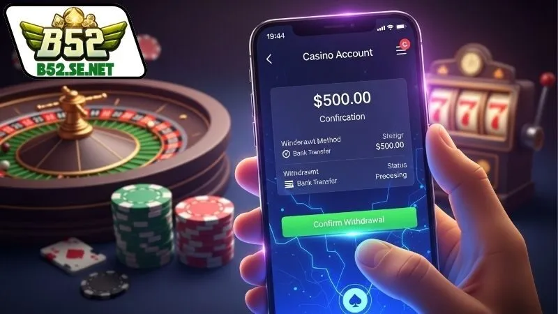 Các phương thức rút tiền B52