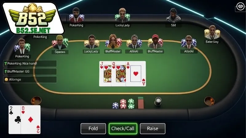 Các chiến lược chơi Texas Poker B52 hiệu quả